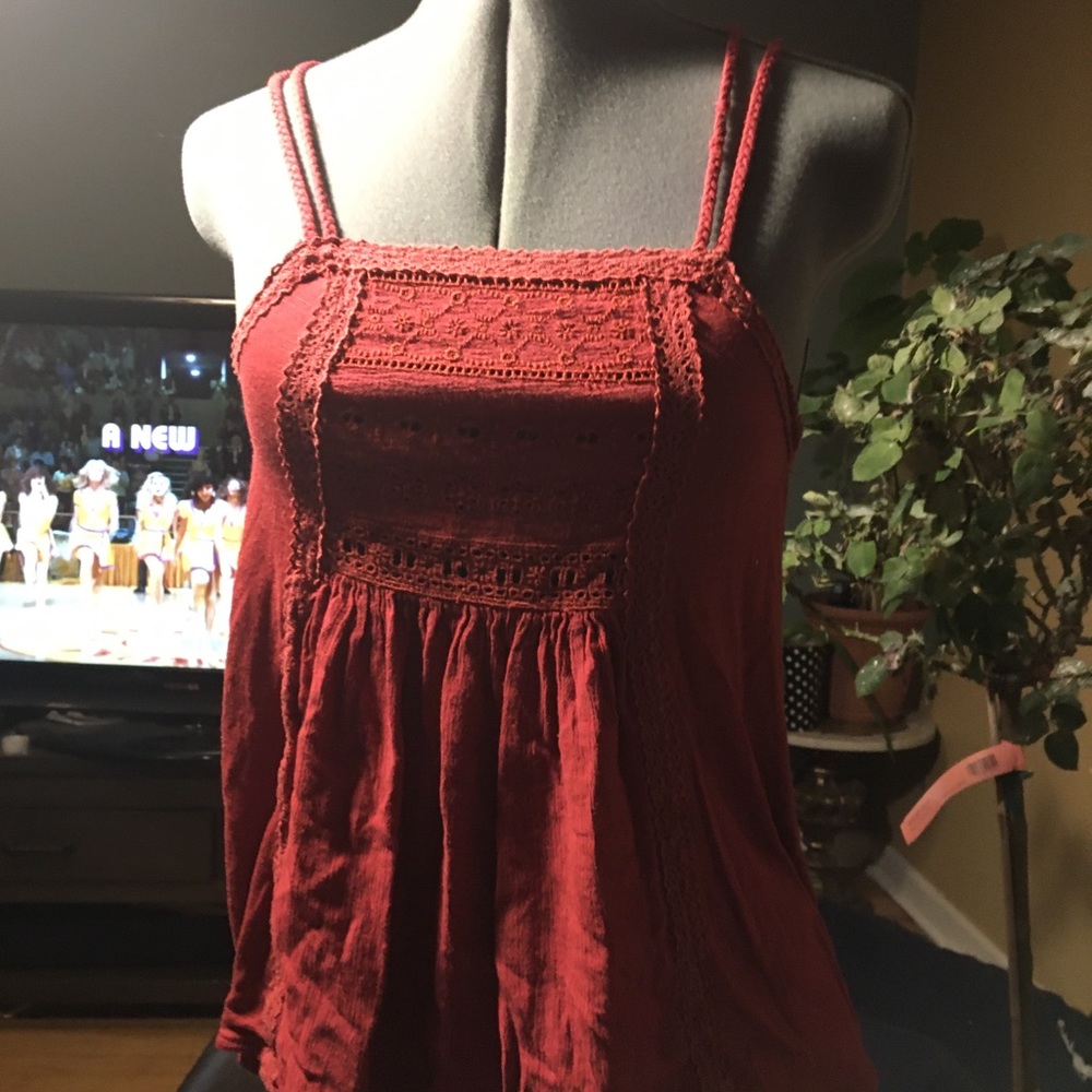 American eagle XS sun tank patterned
